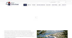 Desktop Screenshot of cornerbrookport.com
