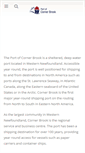 Mobile Screenshot of cornerbrookport.com